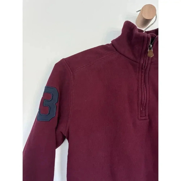 Polo Ralph Lauren Mock Neck 1/4 Zip Sweatshirt - Picture 4 of 8
